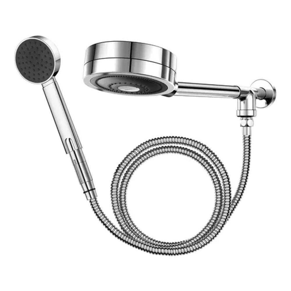 Chuveiro Ducha Cromada Com Chuveirinho Technoshower - Docol