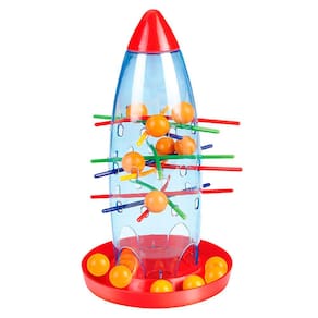 Jogo Tira Varetas no Foguete Brinquedo Interativo Divertido