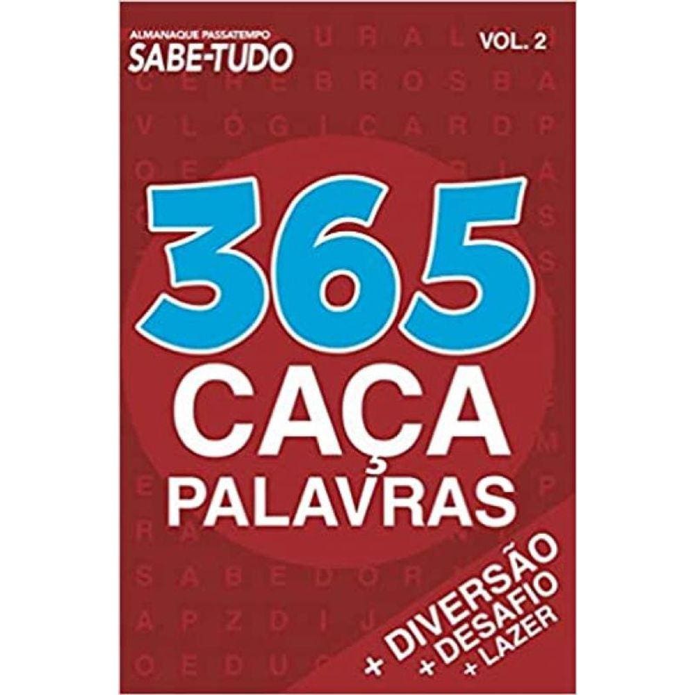 Almanaque Passatempo - Sabe Tudo - 365 Caça Palavras