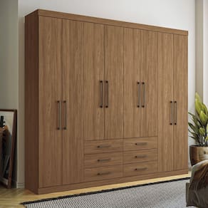 Guarda Roupa 8 Portas e 6 Gavetas Havana Master Santos Andirá