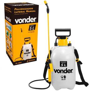 Pulverizador Manual de Compressão Prévia 5 Litros PL005 Vonder
