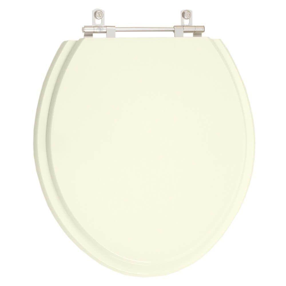 Assento Sanitário Poliéster Fiori Marfim Para Vaso Fiori
