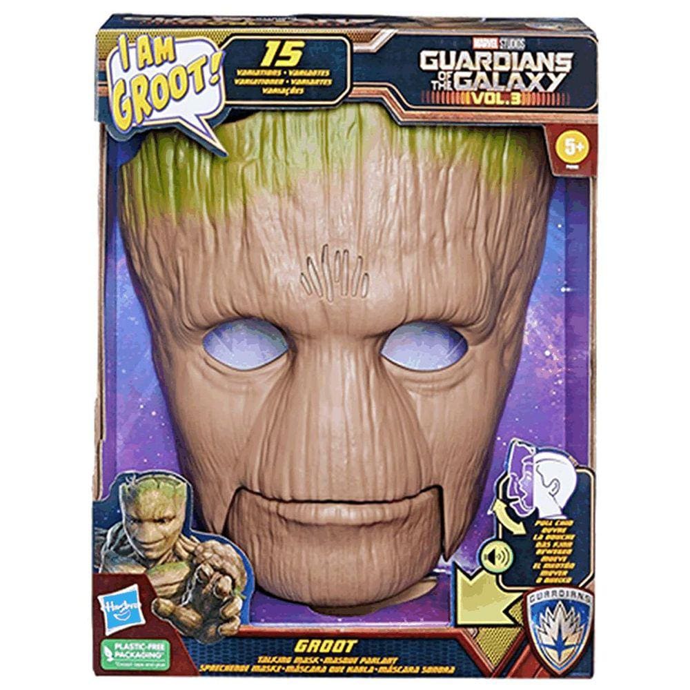 Máscara Falante Do Groot Guardiões Da Galáxia Marvel Hasbro