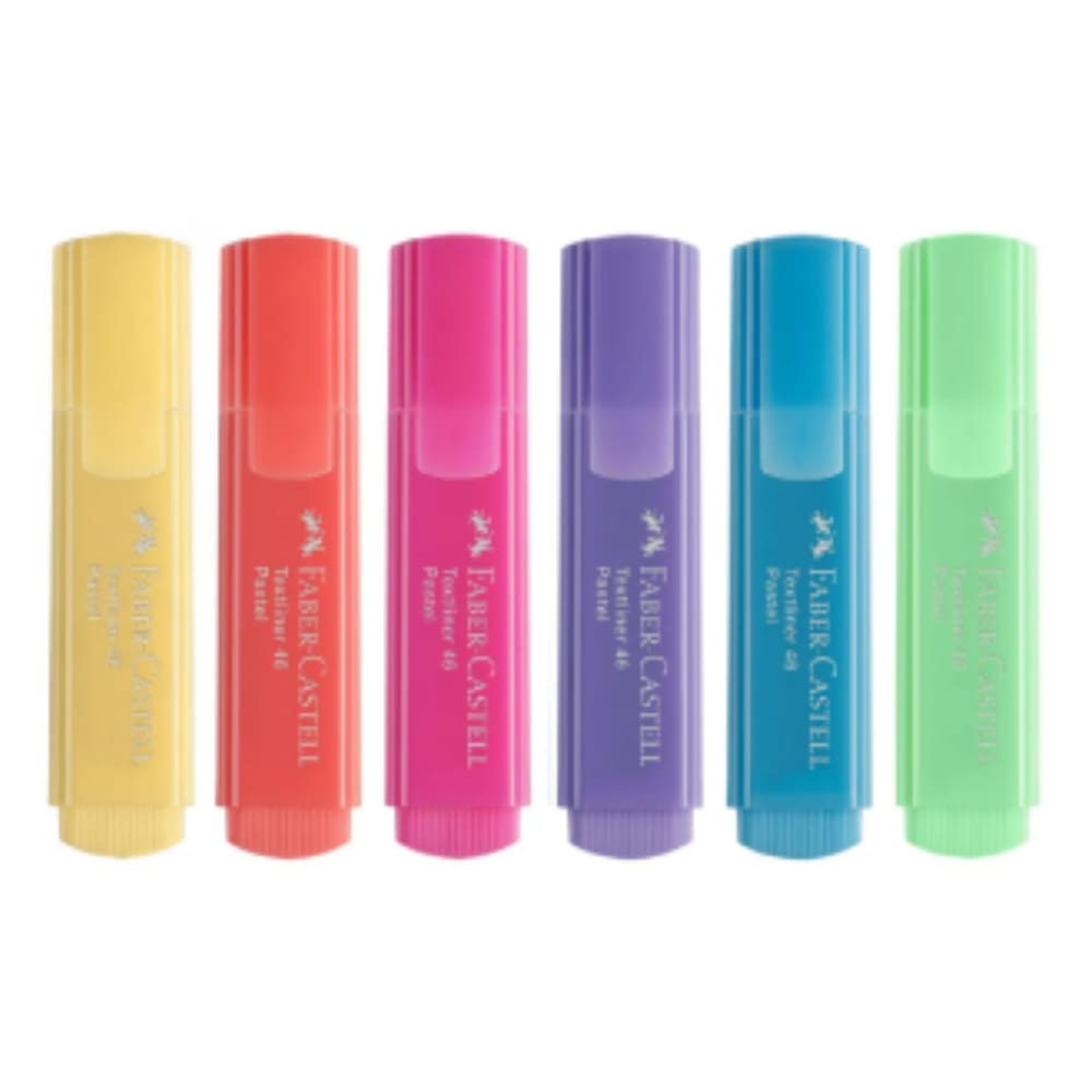 Marca Texto Textliner Pastel Faber-Castell (Cor a escolher)