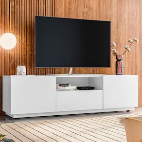 Rack para TV Até 65 Polegadas Home Royal Branco - Olivar Móveis