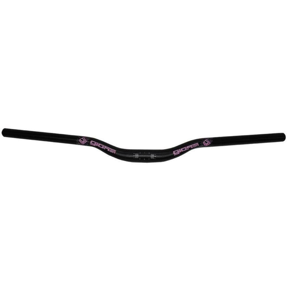 Guidão Gios Alumínio 31.8mm 700mm Bicicleta Preto / Rosa