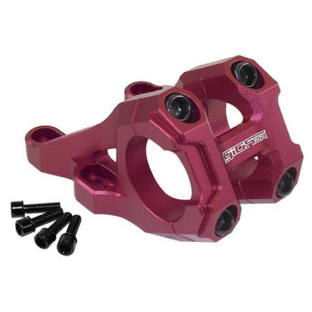 Suporte Guidão Mesa Gios Boxer Integrada Downhill Vermelho