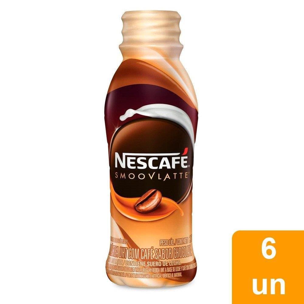 Bebida Láctea Nestlé Nescafé Smoovlatté 270ml - Embalagem com 6 Unidades
