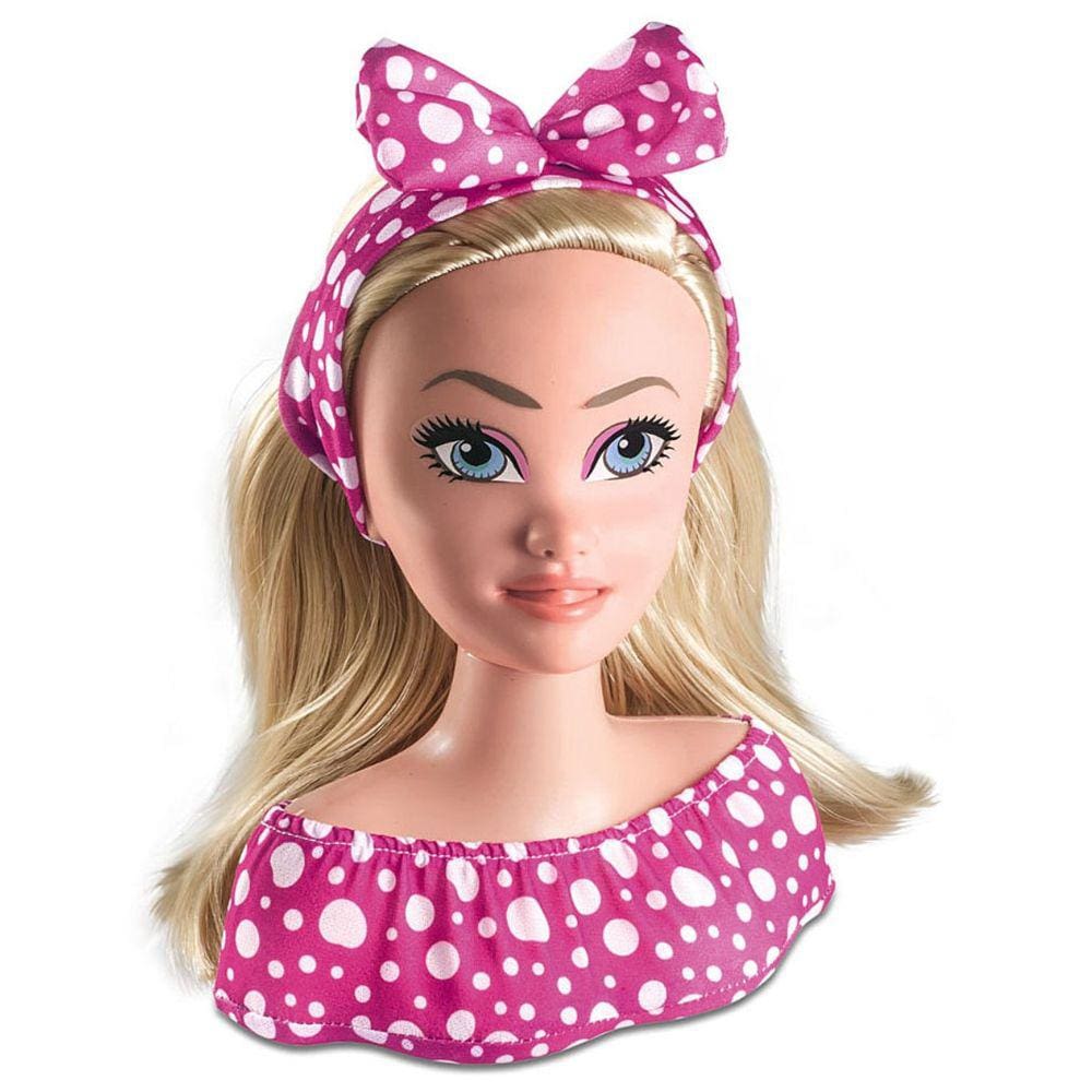 Boneca Busto Nancy Hair Faz Penteados E Maquiagem -supertoys