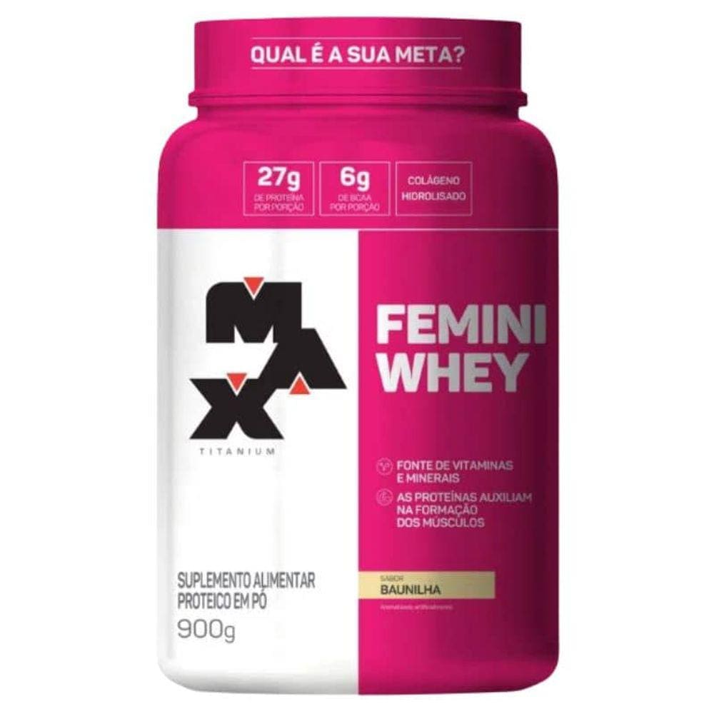 Proteína Feminina Femini Whey (900g) - Max Titanium