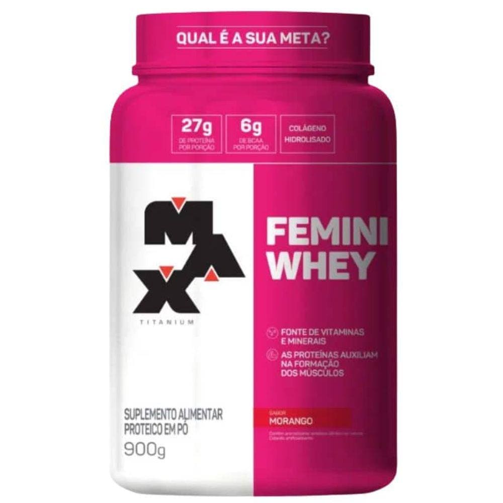 Proteína Feminina Femini Whey (900g) - Max Titanium