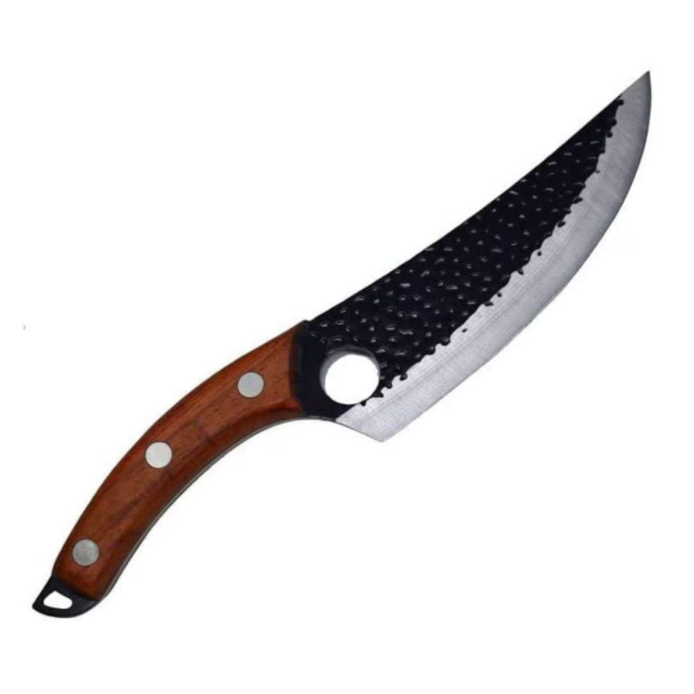 Faca de Cozinha Inox c/ Cabo Madeirado 7"