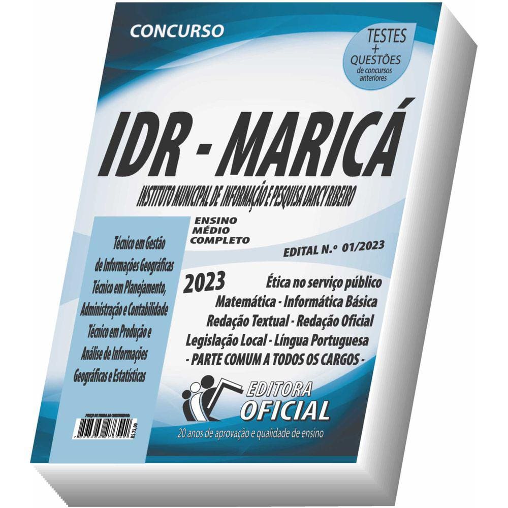 Apostila Idr Maricá - Rj - Nível Médio - Parte Comum Aos Cargos