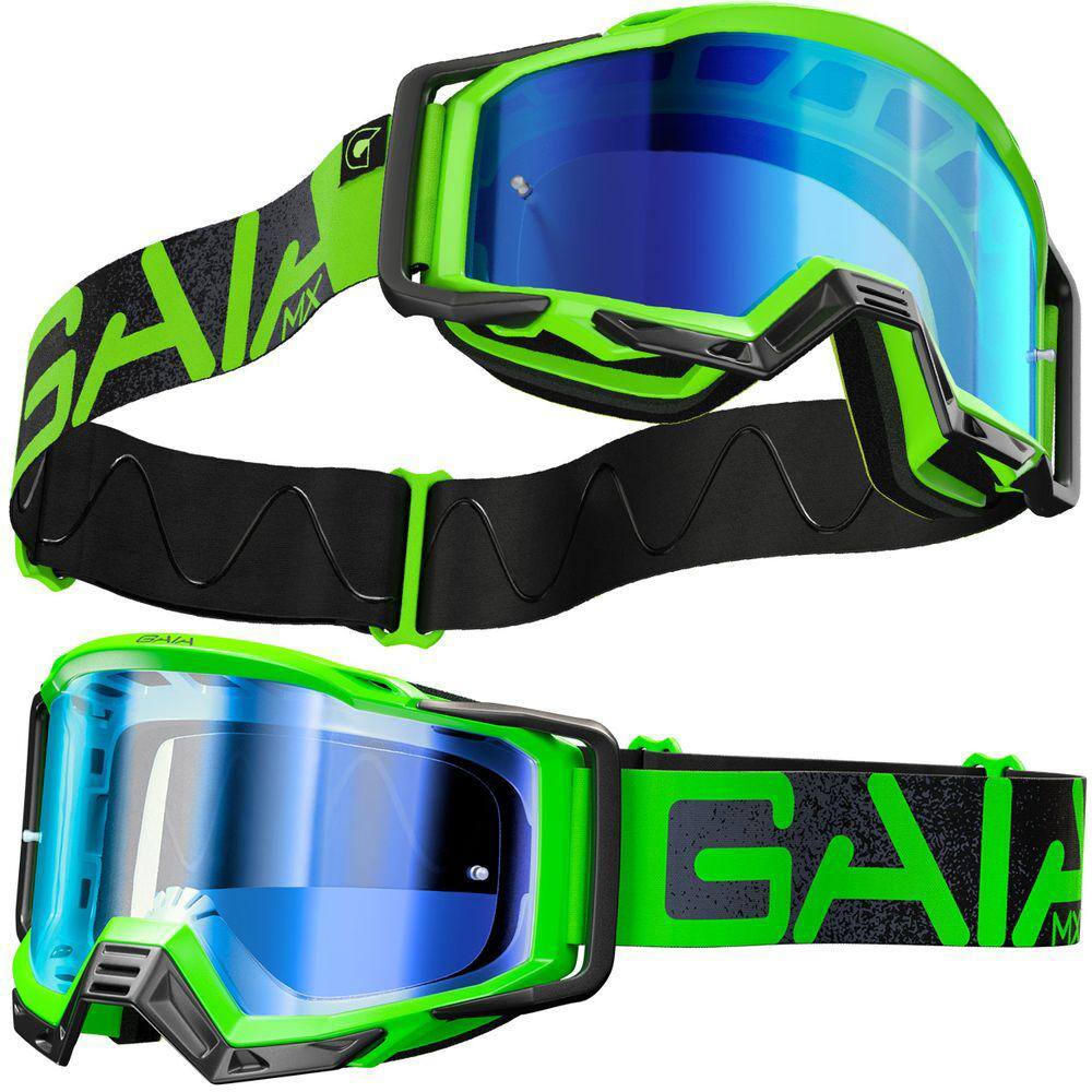 Óculos Gaia Lente Espelhada Trilha Motocross Velocross