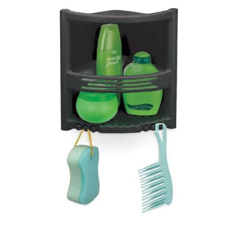 Porta Shampoo Cantoneira Cabe Tudo De Plástico- Nitron