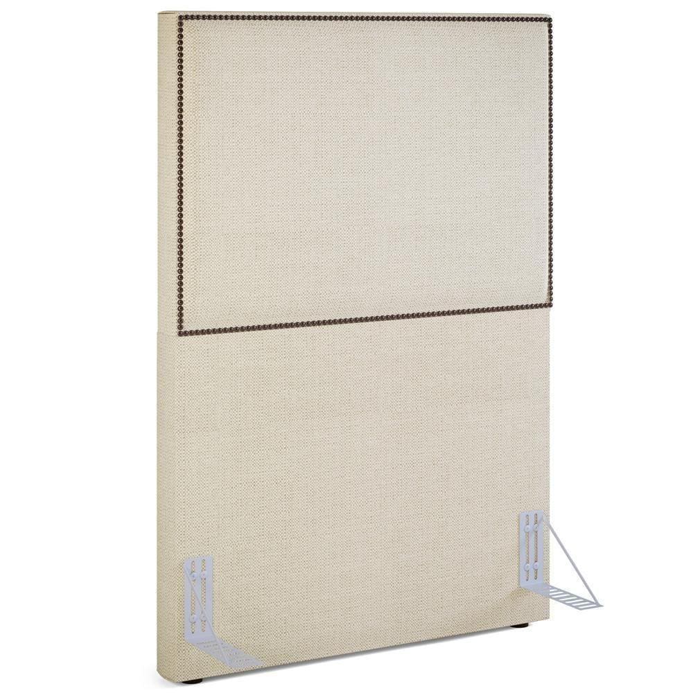 Cabeceira Cama Box Solteiro 100 Cm Linho Champagne