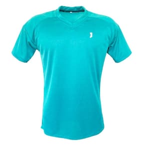 Camisa | Camiseta Esportiva Fitness Academia SLIM - Jotaz - Masculino - Verde Turquesa