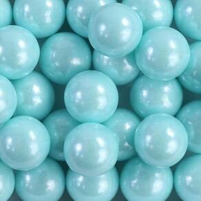 Confeito Açucarado Perolizado Azul Claro 100gr Allonsy