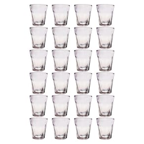 Jogo 24 Copos Shot Vidro Cachaça Vodka Tequila Dose 45mL Bar