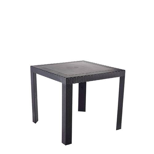 imagem-Mesa Ibiza Polipropileno com tampo Fratini - Preto 