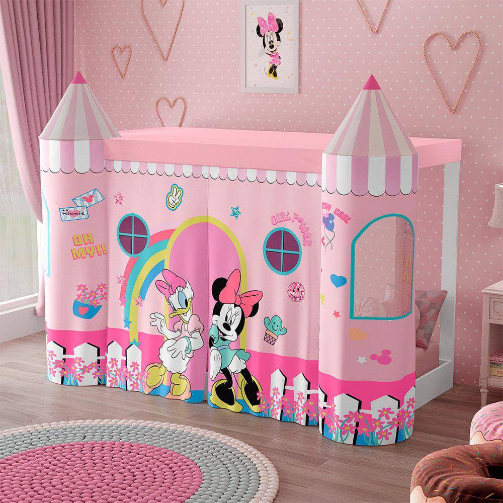 Cama Infantil com Dossel Barbie Premium - Pura Magia Cama Infantil