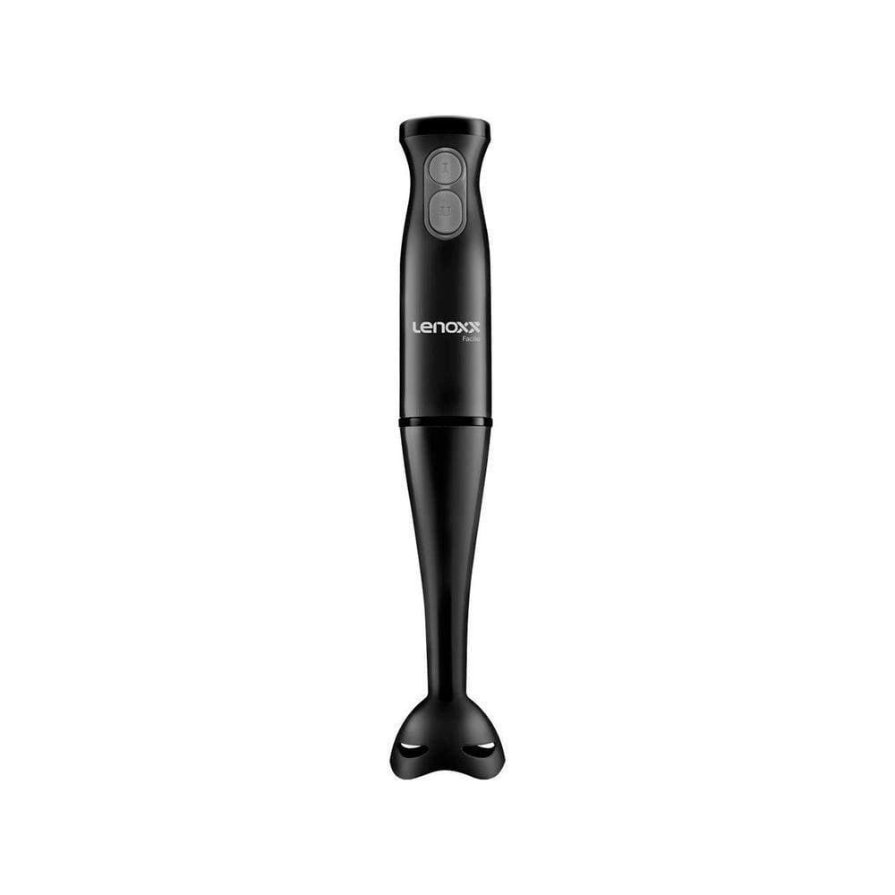 Mixer E Triturador De Alimentos Pmx407 2 Lâminas Em Inox 2 Velocidades 200W 127 V Facile Lenoxx Preto