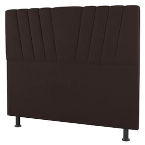 Cabeceira Cama Box Casal Queen Size Dublin 160cm Linho Marrom - Desk Design