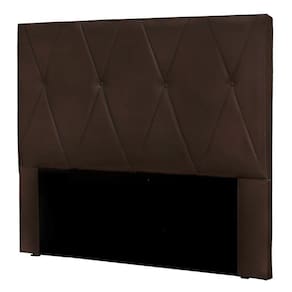 Cabeceira Solteiro 0,90m ávila Suede - Pallazio Cor Marrom