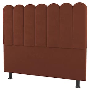 Cabeceira Cama Box Solteiro Lana 100cm Suede Terracota - Desk Design