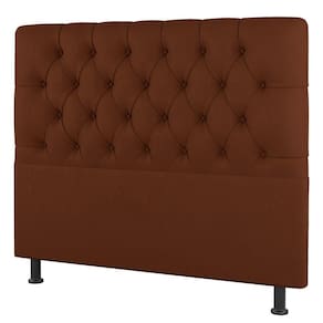 Cabeceira Cama Box Solteiro Nice 100cm Suede Terracota - Desk Design
