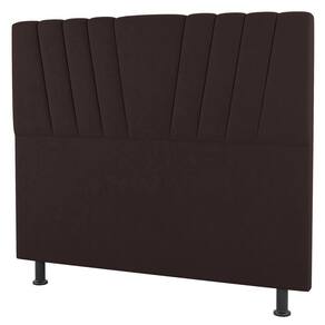 Cabeceira Cama Box Casal Dublin 140cm Sintético Marrom - Desk Design