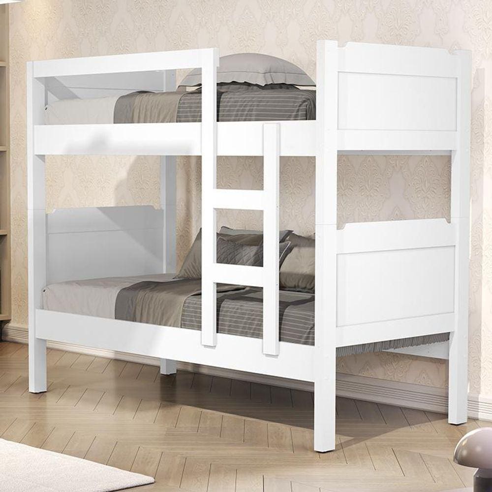 Beliche Quarto Solteiro Star Branco Branco