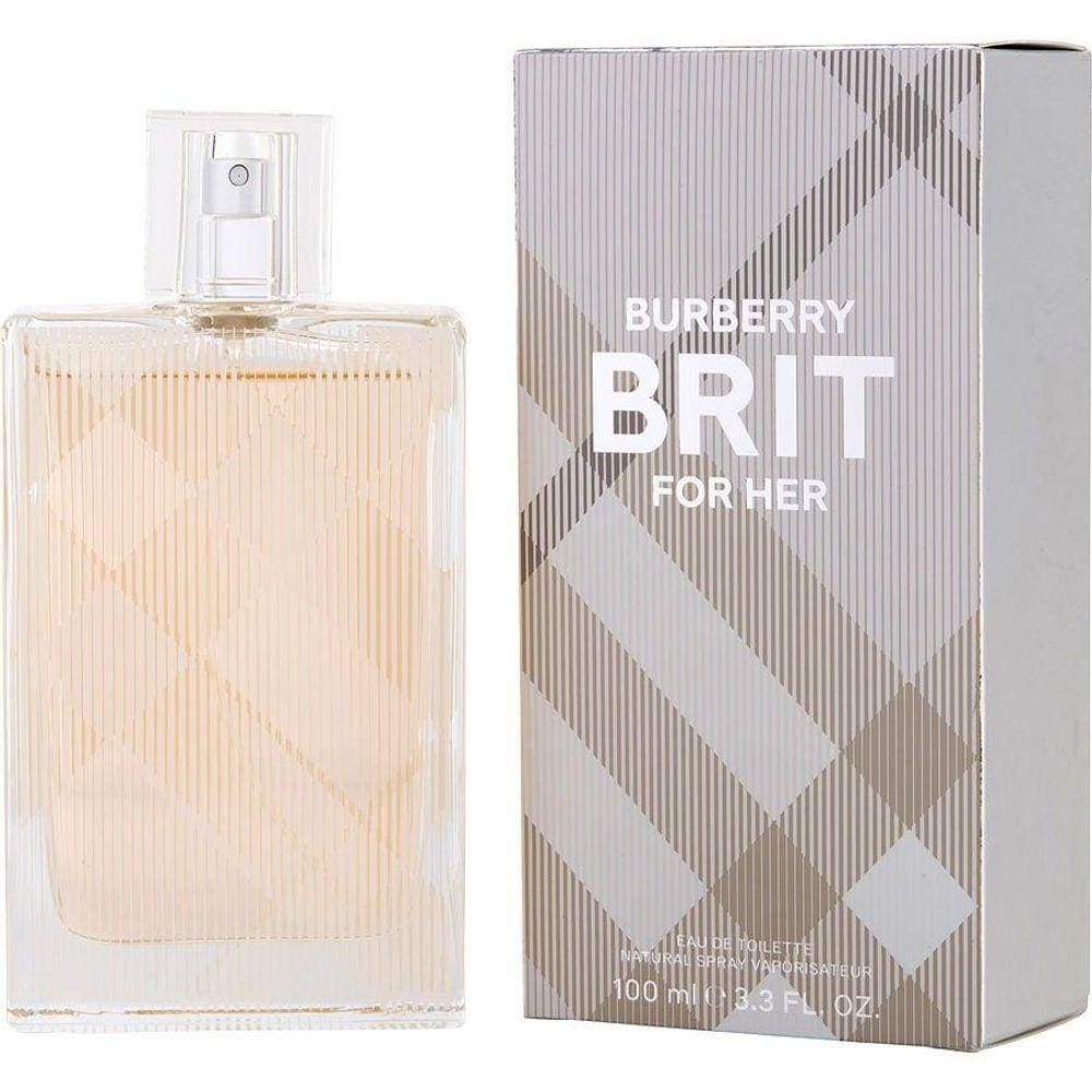 Perfume Feminino Burberry Brit Burberry Eau De Toilette Spray 100 Ml (Nova Embalagem)