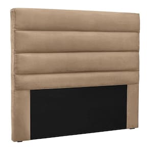 Cabeceira Solteiro 0,90m Las Palmas Suede Bege - Pallazio