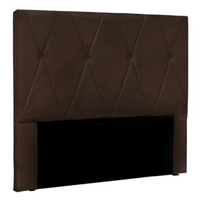 Cabeceira Casal 1,40m ávila Suede Marrom - Pallazio