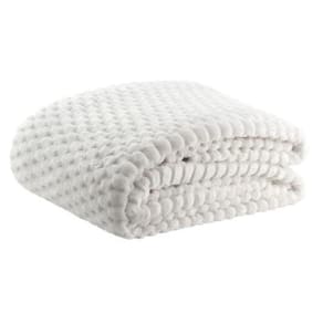 Cobertor Casal Toque De Seda Zurich Off White - Kacyumara