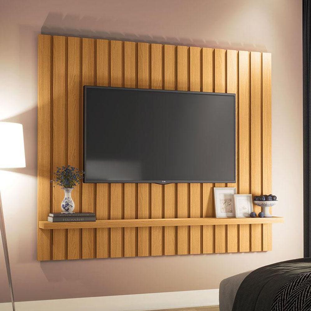 Painel para TV Ambiente Link 1.6 Cinamomo - HB Móveis