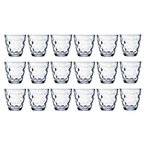 Copos de Vidro Bangkok Transparente Redondo 250ML Água 18 un