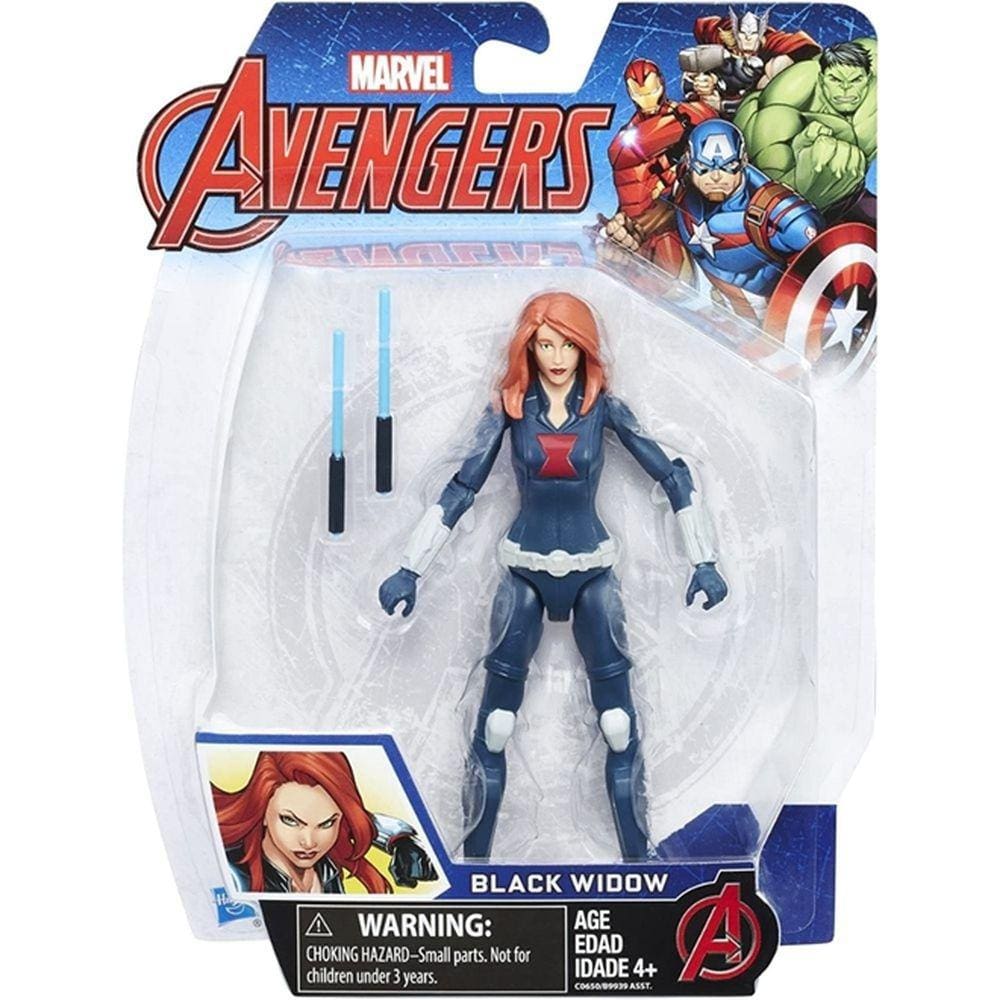 Boneco Marvel Avengers Viúva Negra Figura 6" - Hasbro B9939