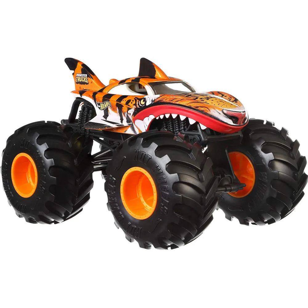 Hot Wheels Pista Monster Trucks Desafio Do Giro - Mattel