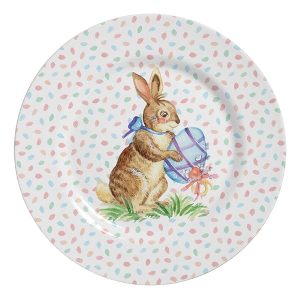 Conjunto de 6 Pratos Rasos - Color Rabbits