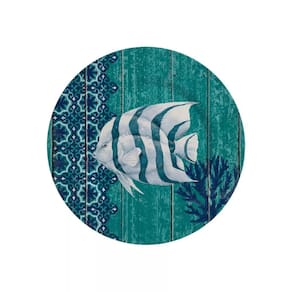 Conjunto de 6 Pratos de Sobremesa - Acqua Fish