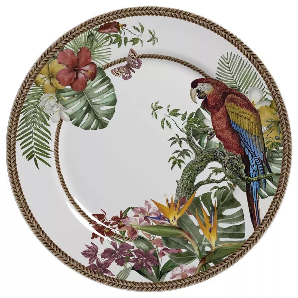 Conjunto de 6 Pratos Rasos - Tropicos