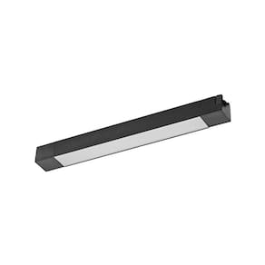 Módulo Led Difusor Para Trilho Nordecor Duli 20W 34Cm Bivolt Preto 4000K Luz Neutra