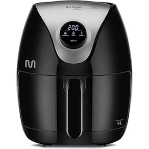 Air Fryer 4L 127V 1500W Preta com Seletor Digital CE168 Multilaser