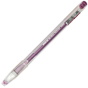 Caneta Gel Metálica Pink Ponta fina 0.7 mm Marca Molin