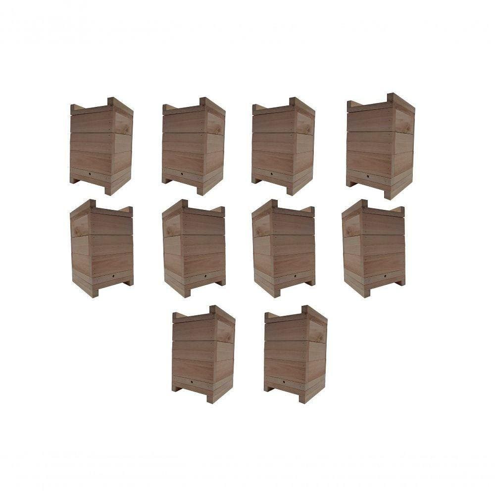 10 Caixas Impa Abelhas Sem Ferrão Eucalipto 15X15