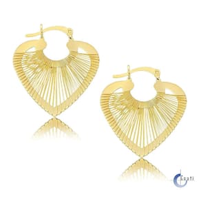 Brinco De Argola Folheado A Ouro 18k Hipoalérgico + Garantia