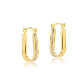 Brinco De Argola Folheado A Ouro 18k Hipoalérgico + Garantia