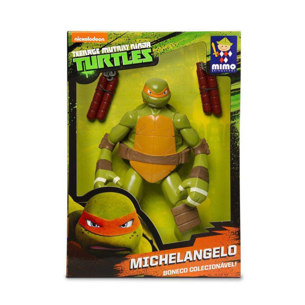 Boneco Articulado - Tartaruga Ninja - Michelangelo 0701 MIMO